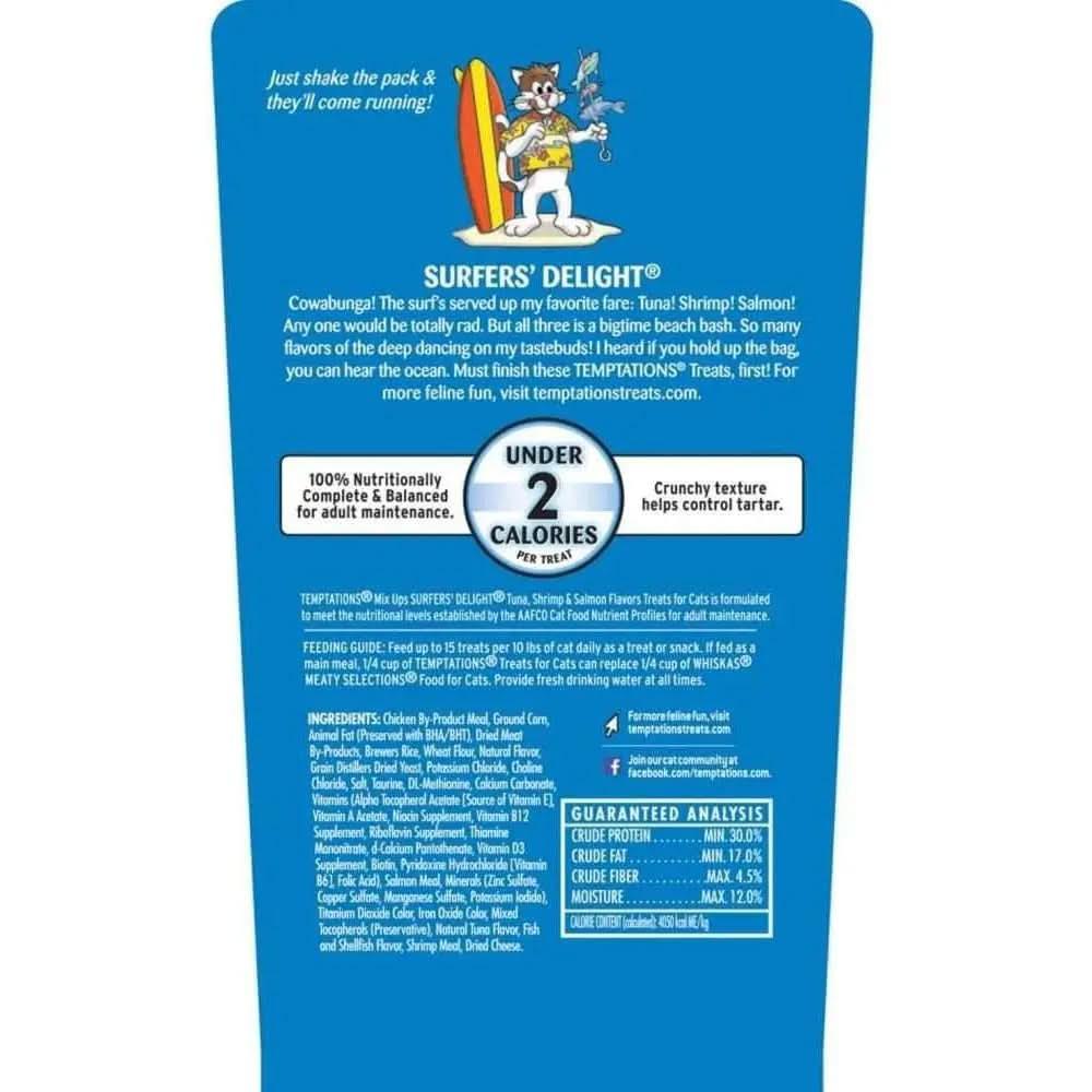 Temptations MixUps SURFER'S DELIGHT Flavor Cat Treat Temptations