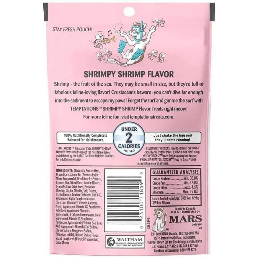 Temptations Shrimpy Shrimp Flavor Cat Treat 1ea/3 oz Temptations