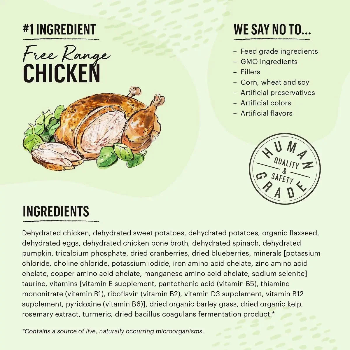 The Honest Kitchen Dehydrated Grain Free Chicken Cat Food The Honest Kitchen