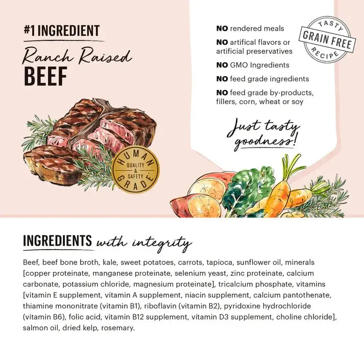 The Honest Kitchen One Pot Stews: Roasted Beef Stew with Kale, Sweet Potatoes & Carrots Wet Dog Food 6/10.5oz The Honest Kitchen