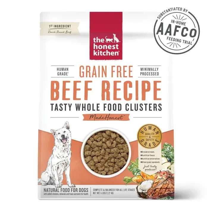 The Honest Kitchen Whole Food Clusters Grain Free Beef Dry Dog Food The Honest Kitchen