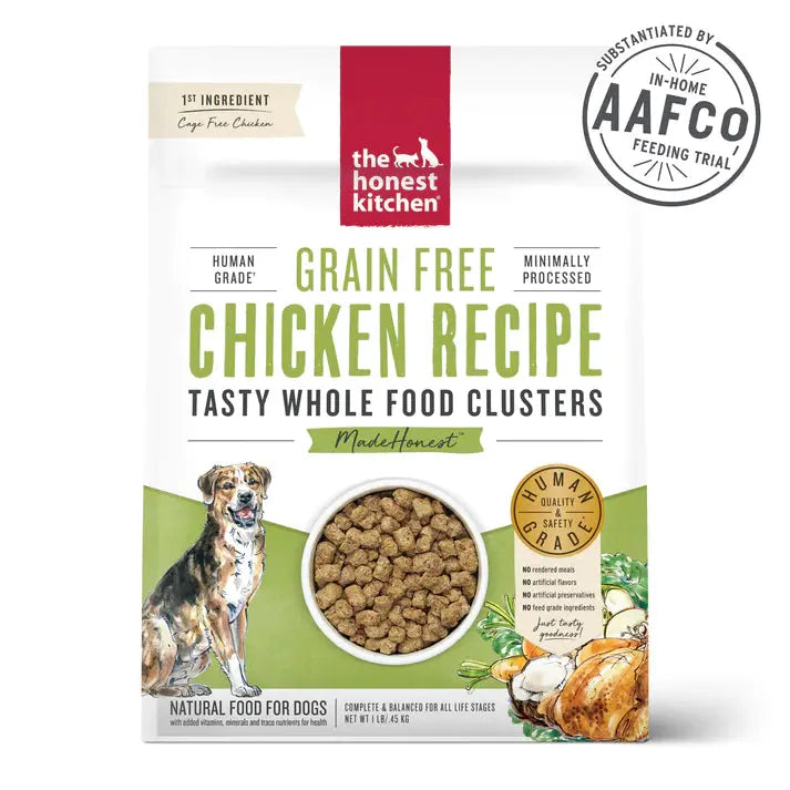 The Honest Kitchen Whole Food Clusters Grain Free Chicken Dry Dog Food The Honest Kitchen