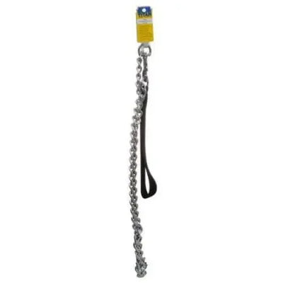 Titan Chain Lead with Nylon Handle - Black Titan