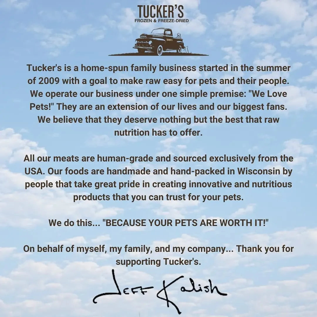 Tucker's® Pork-Bison-Pumpkin Formula Freeze-Dried Dog Food, 14 Oz Tucker's