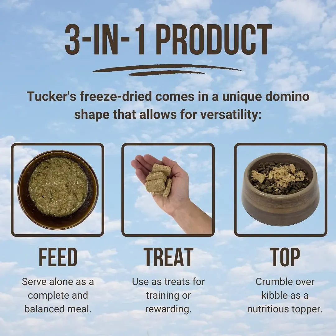 Tucker's® Pork-Bison-Pumpkin Formula Freeze-Dried Dog Food, 14 Oz Tucker's