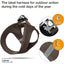Vest Harness Softshell with Air-Mesh Lining Step-in Dog Harness Lightweight for Small Medium Dogs Curli