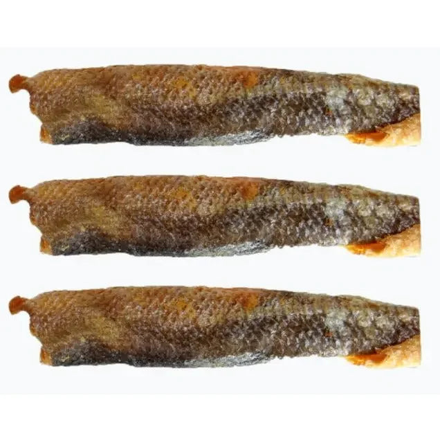 Wild Eats Alaskan Salmon Cigar Skin Half Dog Treat 6 in, 3 ct Wild Eats