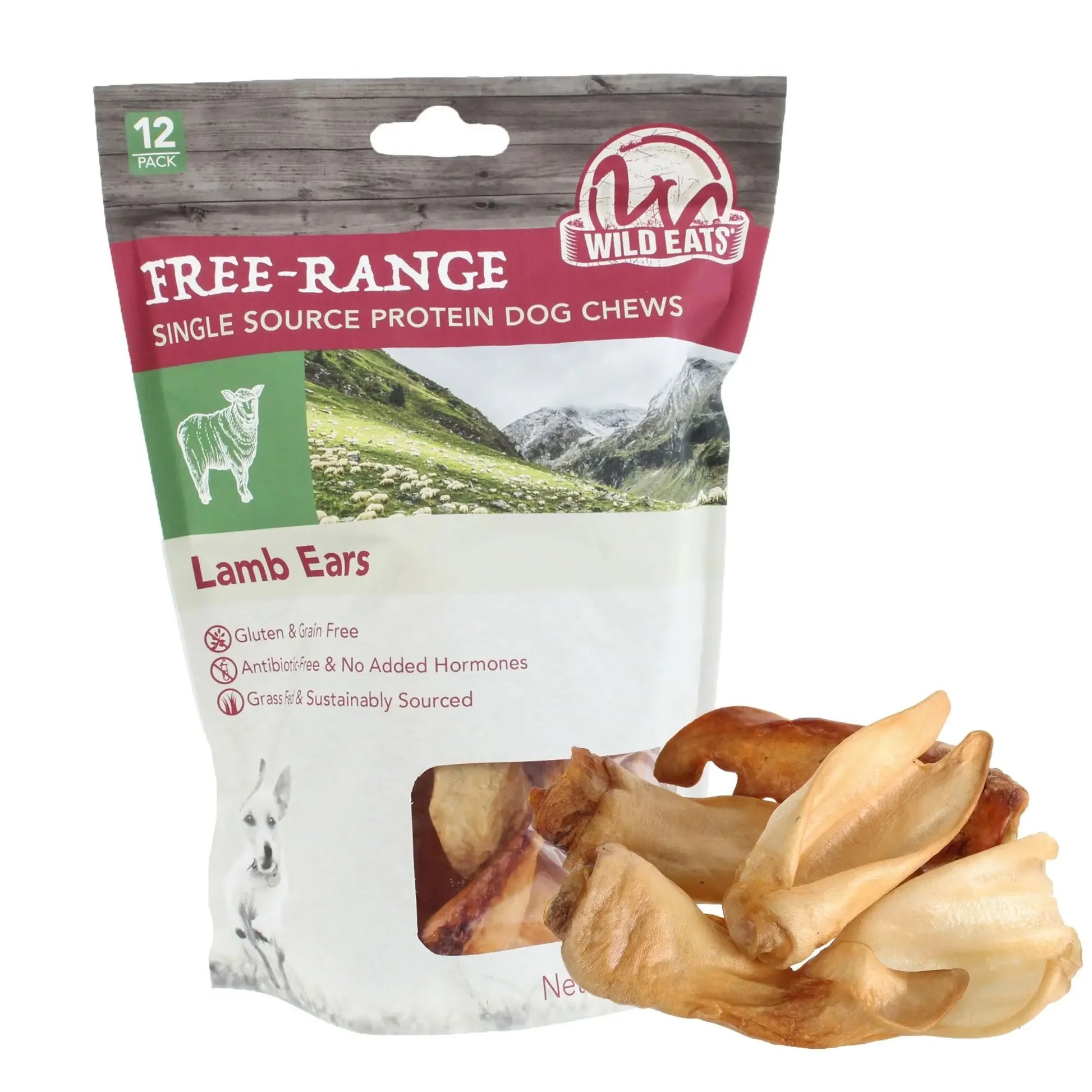 Wild Eats® New Zealand Natural Lamb Ears Wild Eats