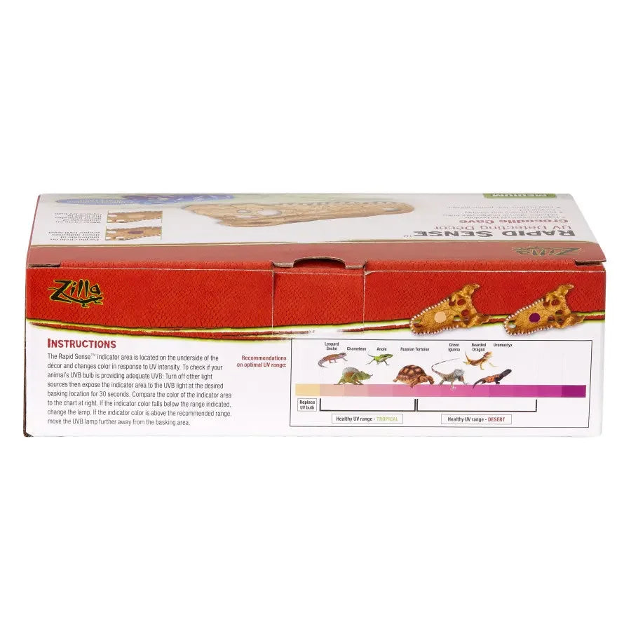 Zilla Crocodile Skull Rapid Sense Decor Reptile Supply Zilla