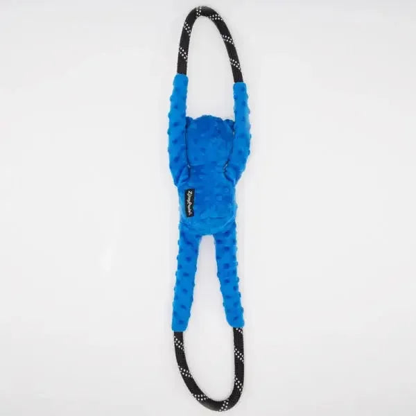 Zippy Paws Hanukkah RopeTugz Bear Dog Toys Zippy Paws