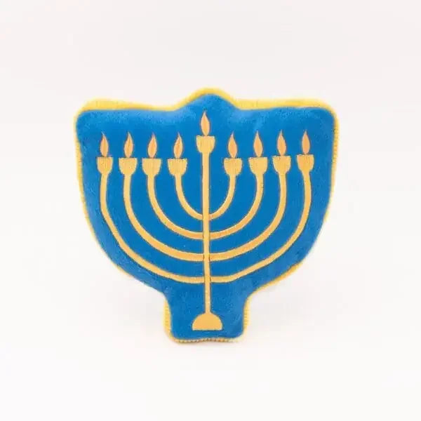 Zippy Paws Hanukkah Squeakie Pattiez Menorah Dog Toys Zippy Paws