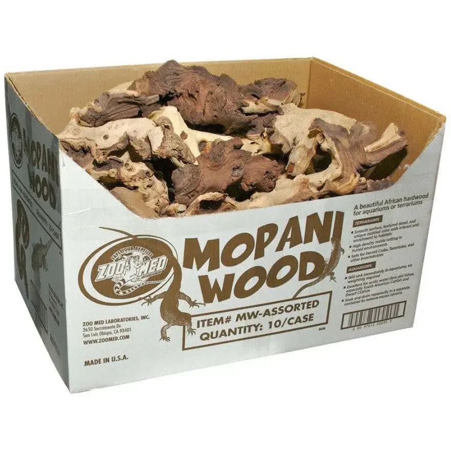 Zoo Med African Mopani Wood Brown Terrarium Décors Zoo Med Laboratories CPD
