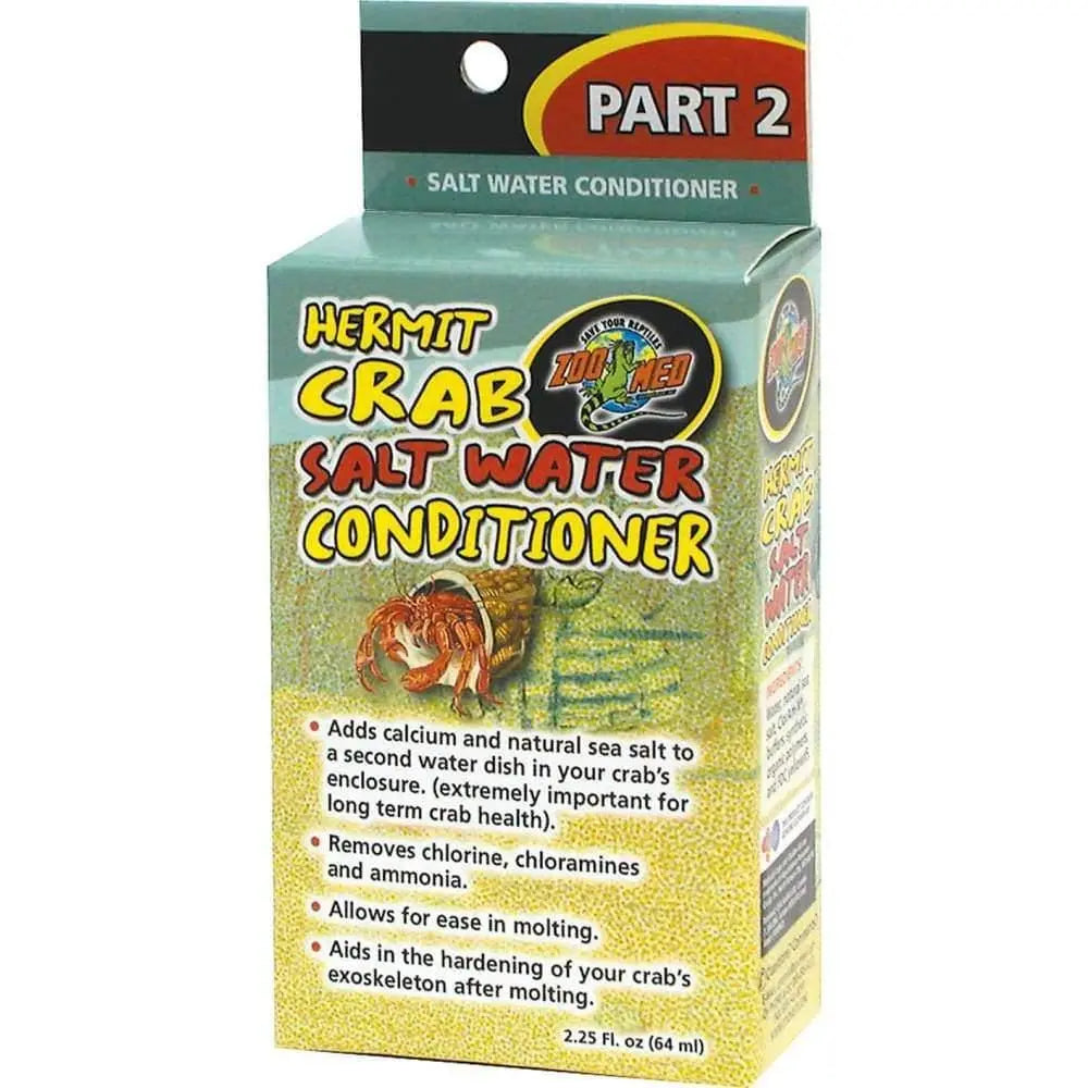 Zoo Med Hermit Crab Salt Water Conditioner Zoo Med Laboratories