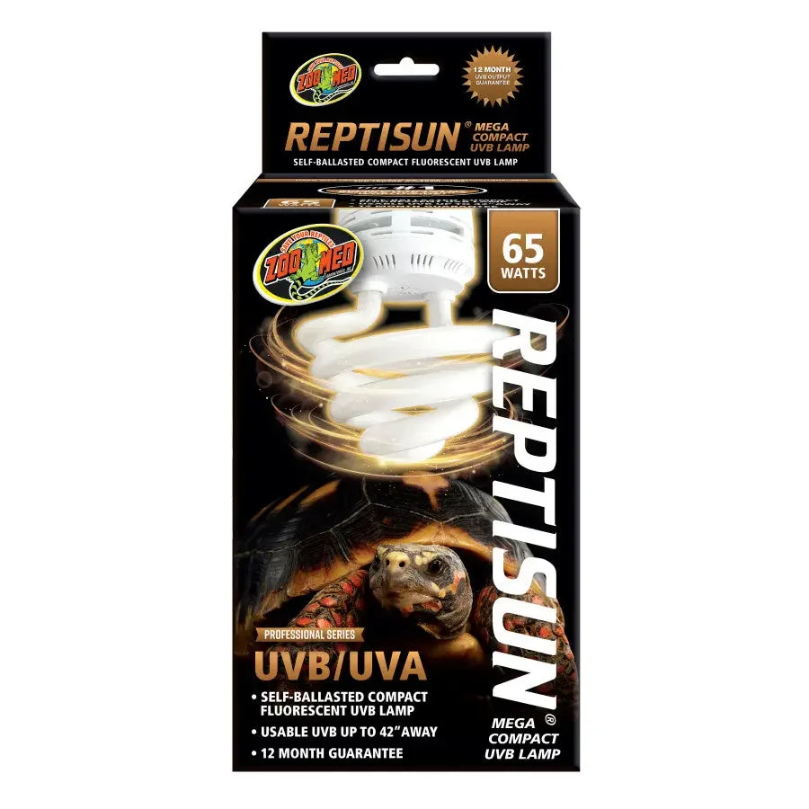 Zoo Med ReptiSun Mega Compact UVB/UVA Lamp 65 W Zoo Med Laboratories