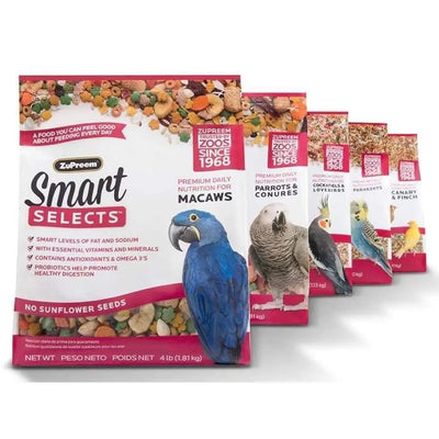 ZuPreem Smart Selects Bird Food for Macaws 1ea/4 lb ZuPreem