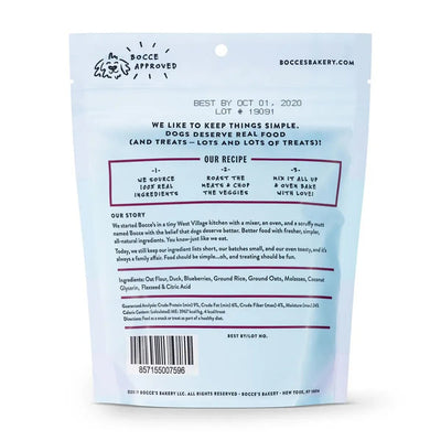 Bocce's Bakery Quack Quack Quack 6oz Training Bites Dog Treats - Talis Us