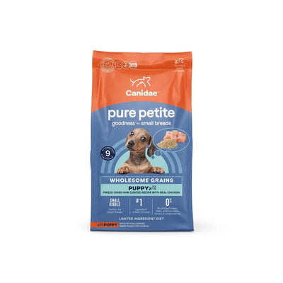 CANIDAE PURE Petite Goodness Freeze - Dried Small Breed Chicken Puppy Food 4 lb - Talis Us