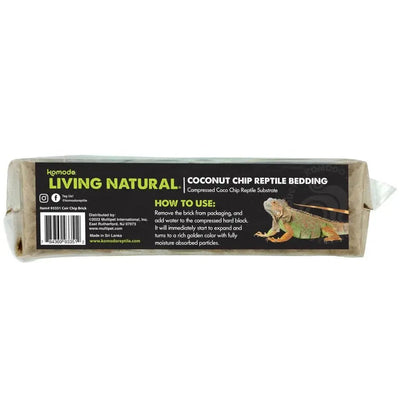 Komodo Living Natural Coconut Chip Reptile Bedding Brick - Talis Us