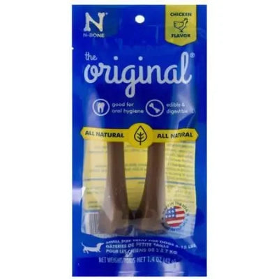 N-Bone Chicken Flavor Chew Bone for Dogs in Natural Packaging for Oral Hygiene