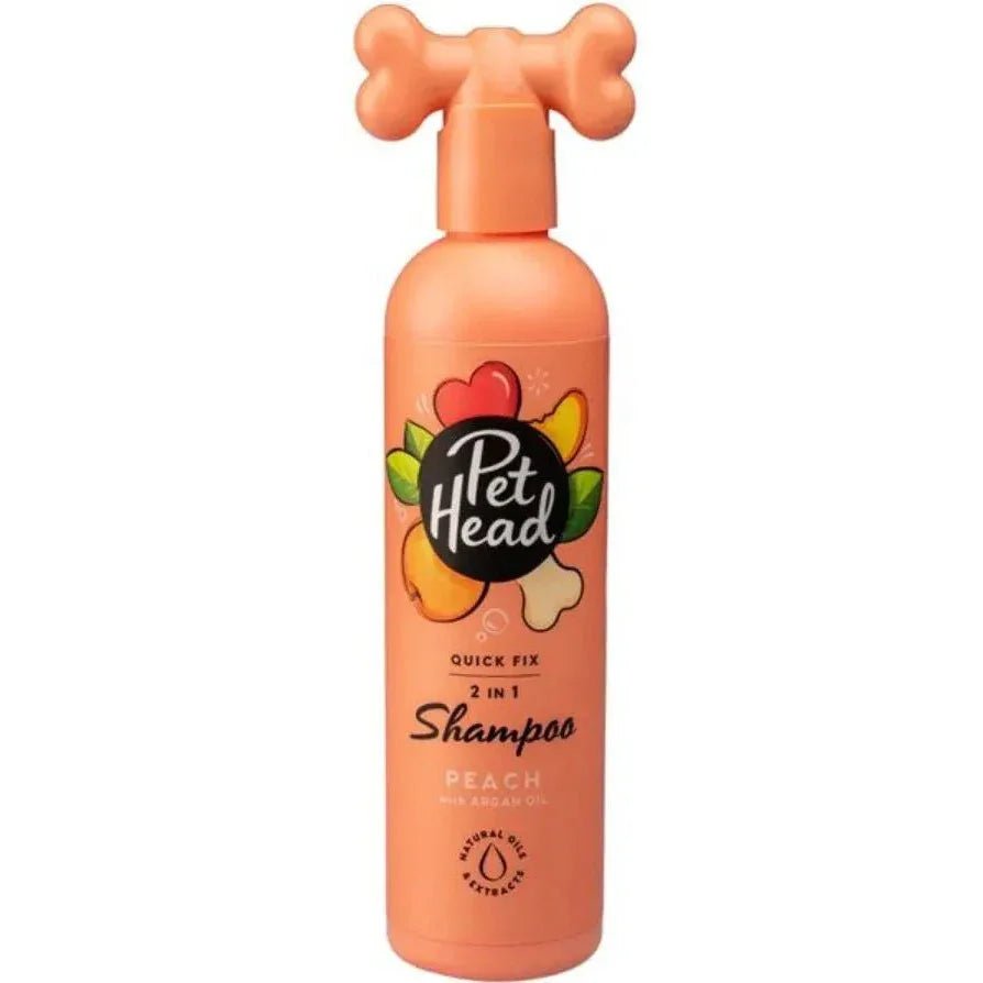 Pet Head Quick Fix 2 in 1 Shampoo for Dogs Peach with Argan Oil - Talis Us