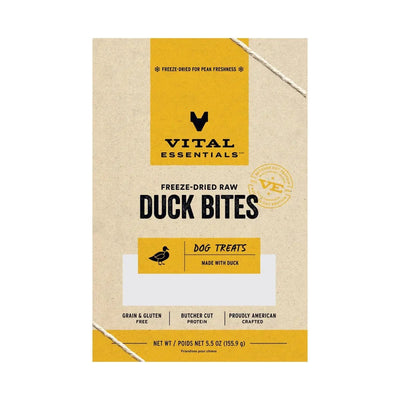 Vital Essentials® Freeze - Dried Duck Bites Dog Treats - Talis Us