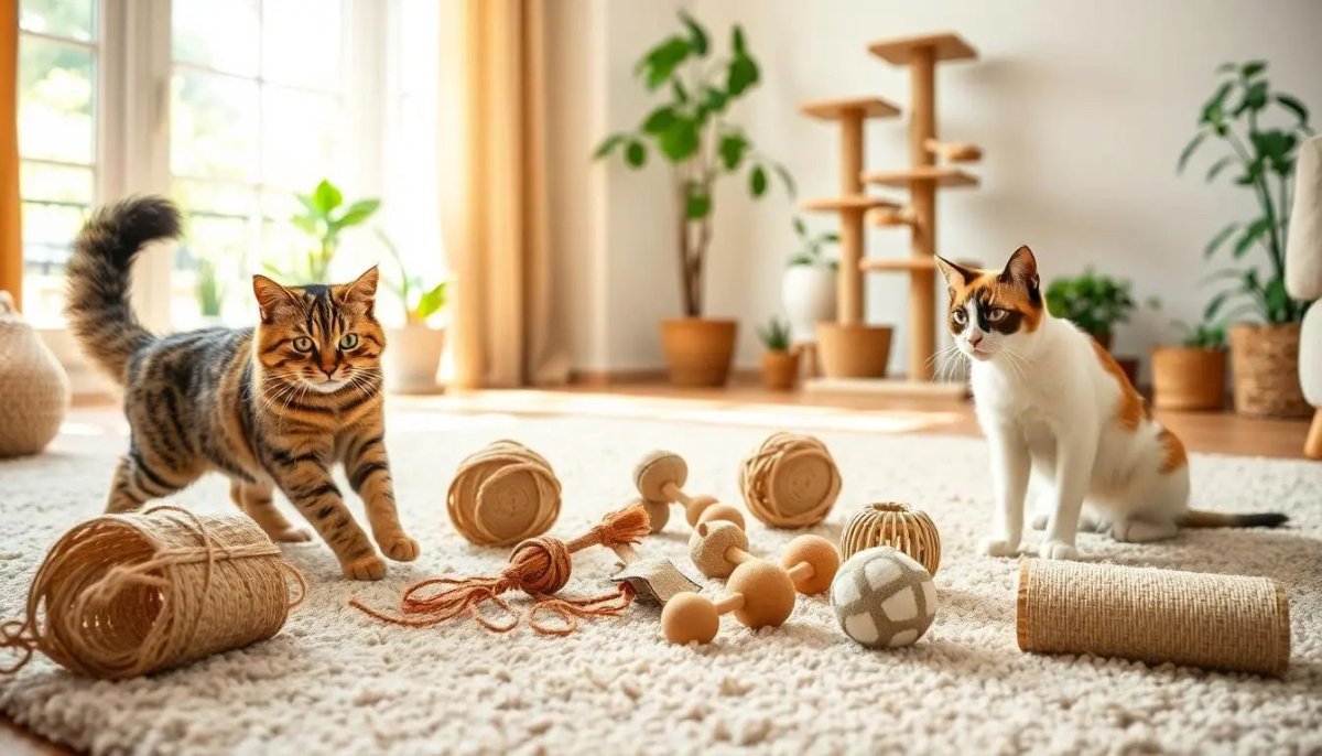 5 Eco-Friendly Cat Toys for Multiple Cats - Talis Us