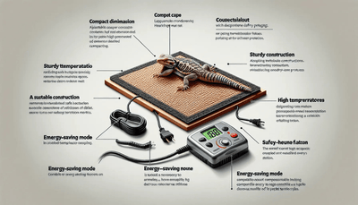 7 Features of Reptile Heating Mats with Thermostats - Talis Us