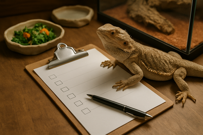 Bearded Dragon Daily Care Checklist