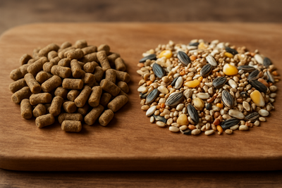 Bird Food Pellets vs Seed Mix A Simple Guide To Better Nutrition