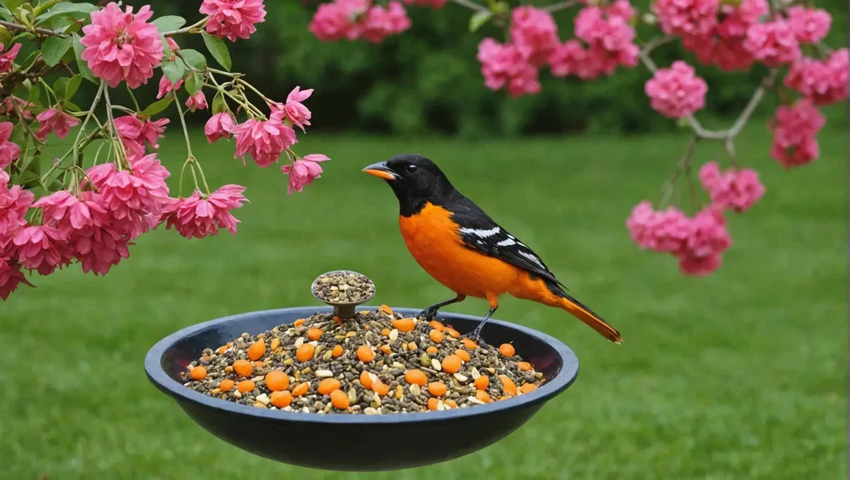 Delicious Oriole-Approved Bird Food for a Colorful Backyard - Talis Us