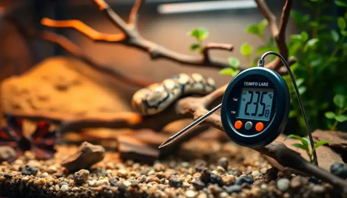 The Ideal Placement of a Thermometer in Your Ball Python's Enclosure - Talis Us