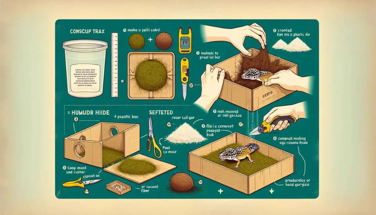 how to make a humid hide for leopard gecko - Talis Us