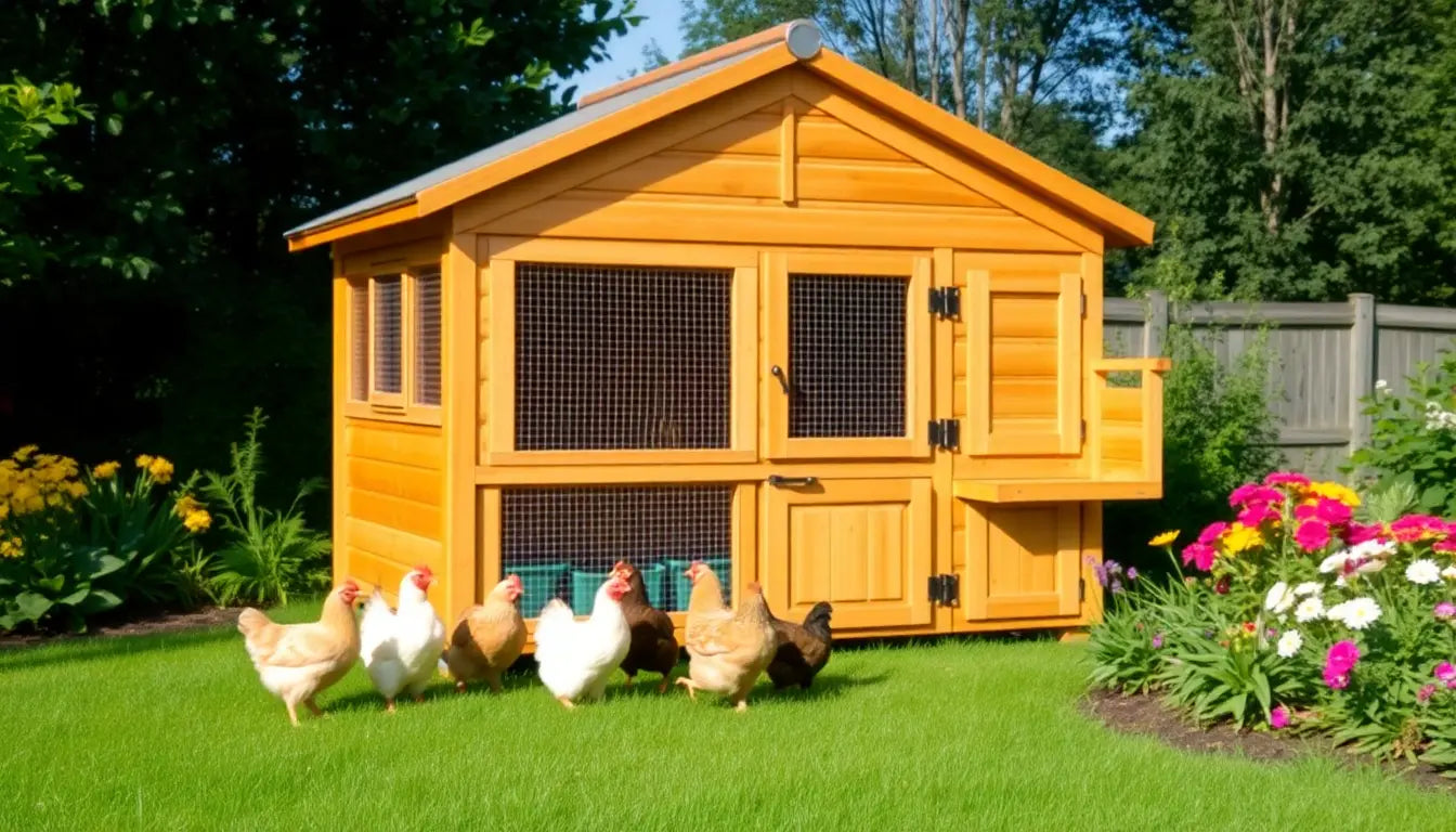 The-Ideal-Chicken-Coop-Size-for-6-Chickens Talis Us