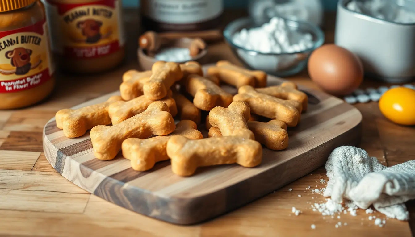 Homemade-3-Ingredient-Peanut-Butter-Dog-Treats Talis Us