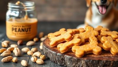 Homemade 3-Ingredient Peanut Butter Dog Treats