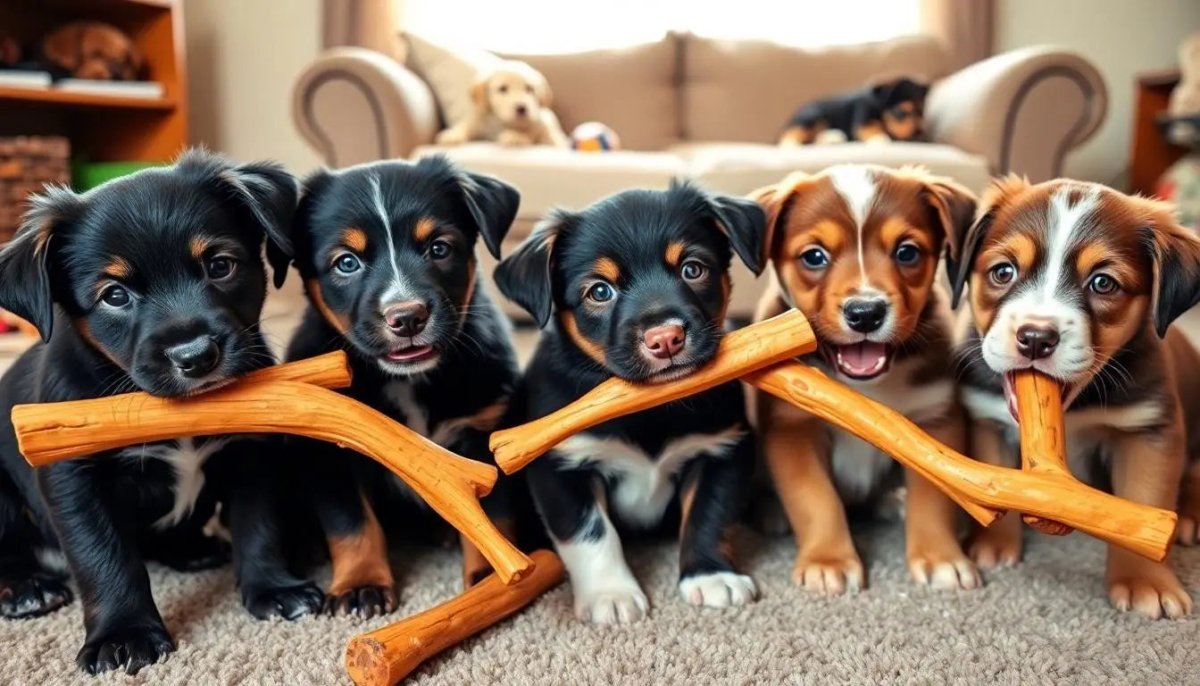 Teething Puppies? Try Bully Sticks for Relief - Talis Us