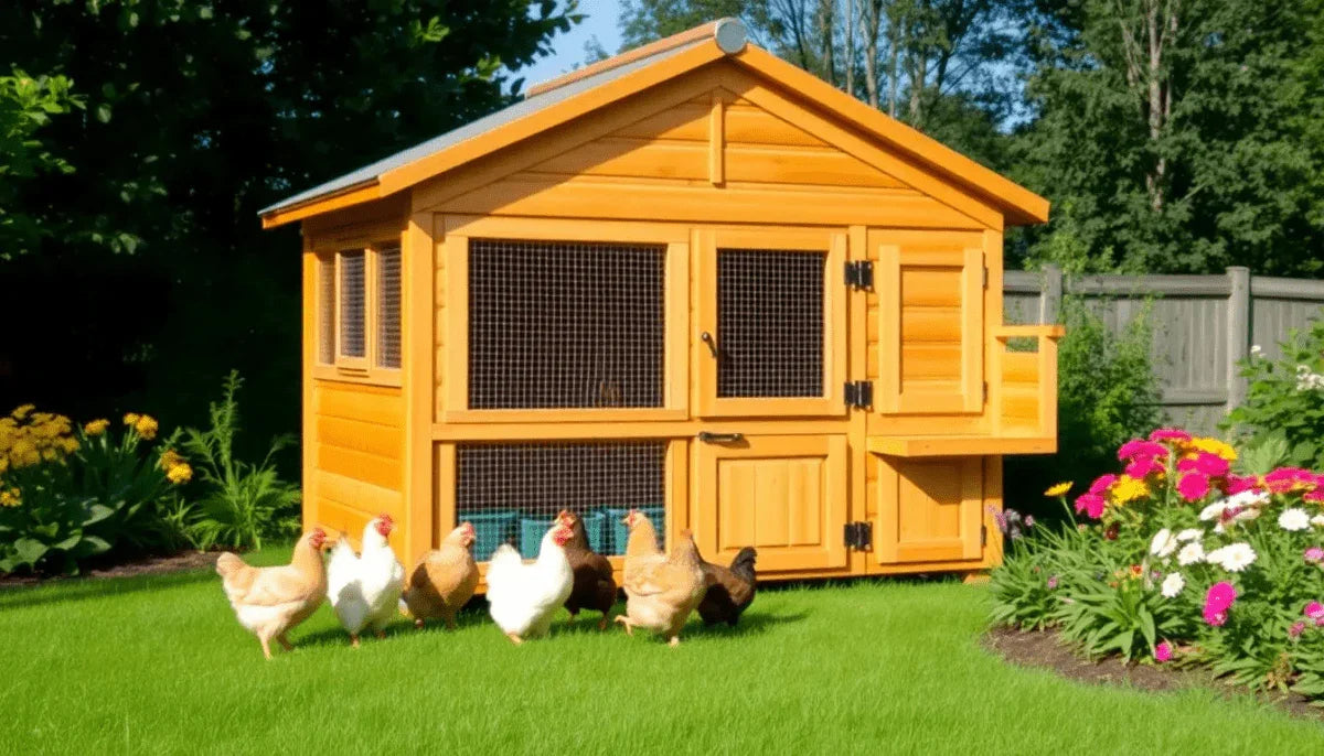 The Ideal Chicken Coop Size for 6 Chickens - Talis Us