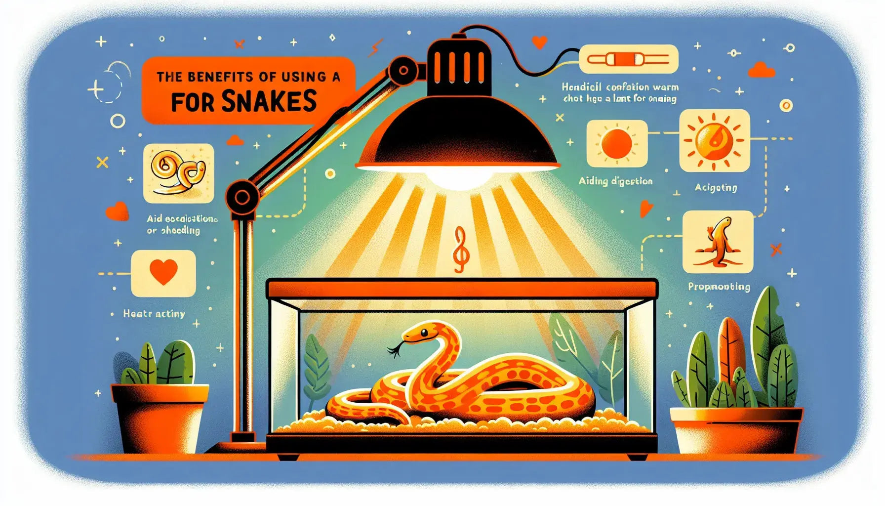 The Benefits of Using a Heat Lamp for Snakes