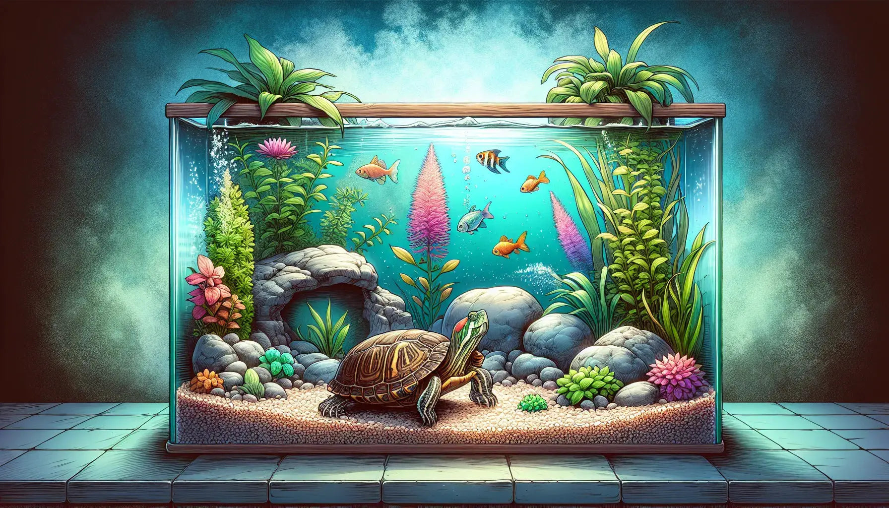 How to keep turtle tank clean