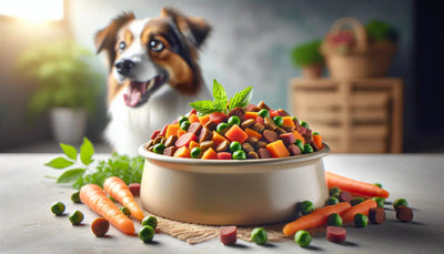 Delicious Wet Dog Food with Vegetables