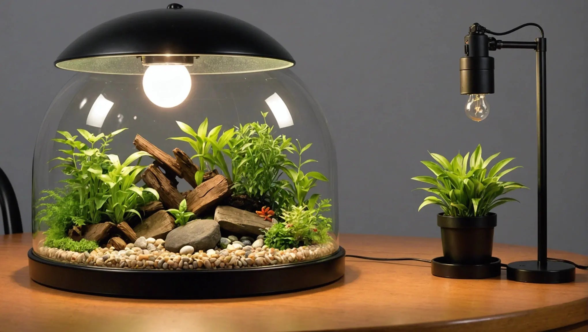 Create the Perfect Lighting Setup with Zoo Med Mini Combo Deep Dome