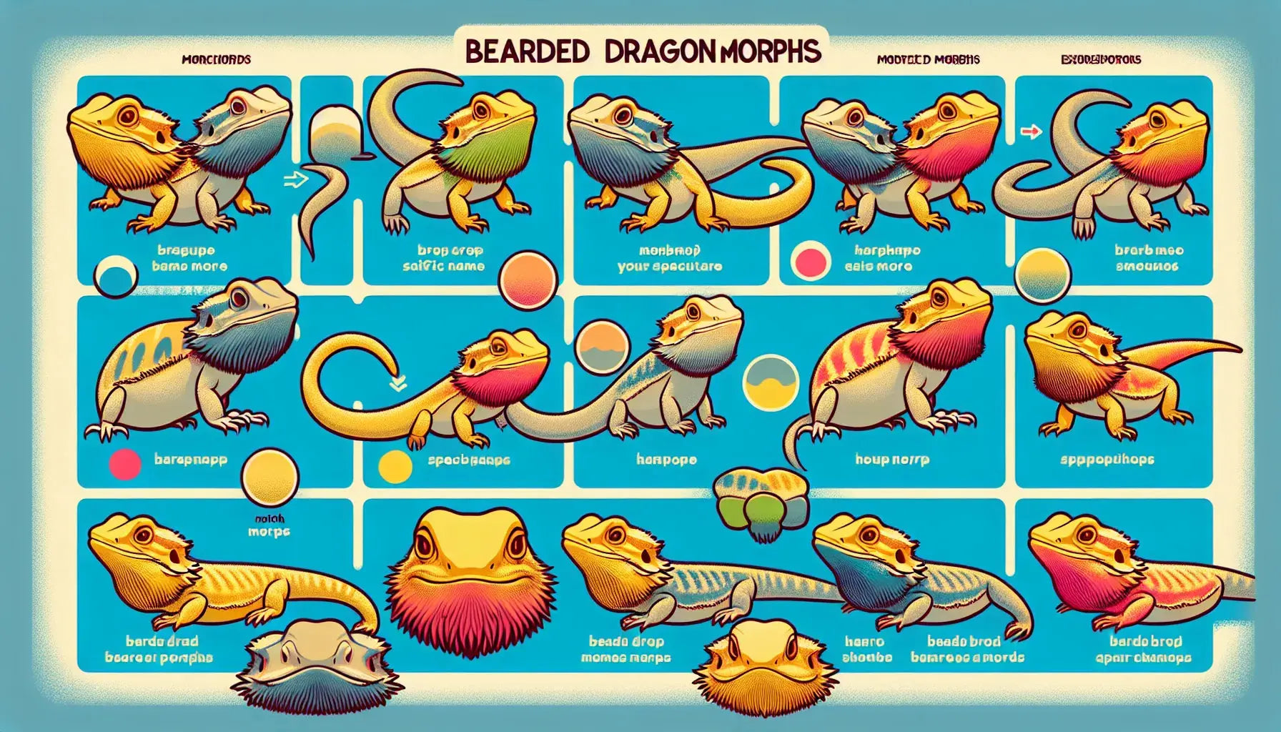 Exploring Bearded Dragon Morphs: A Visual Guide