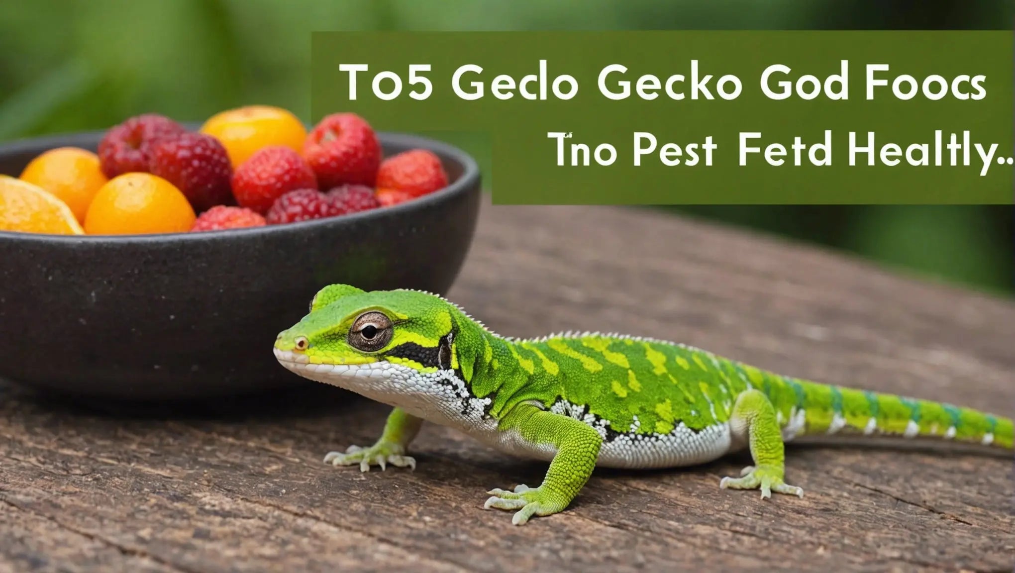 Top 5 Gecko Foods to Keep Your Pet Healthy