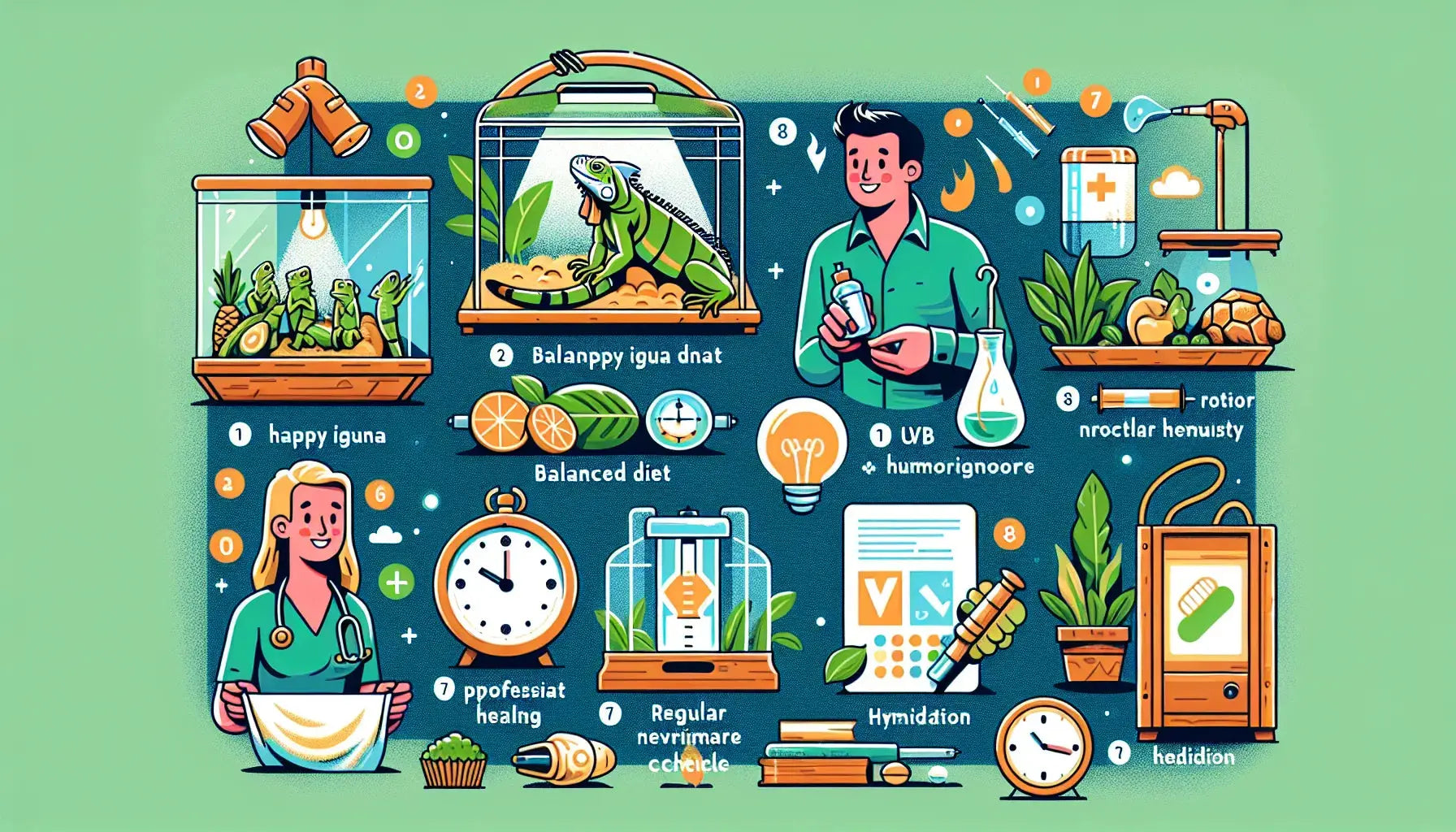10 Tips for Maintaining Iguana Health