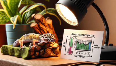 what wattage deep heat projector for leopard gecko