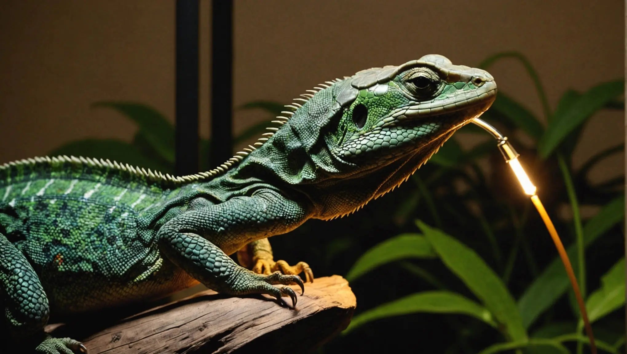 Conveniently Hold Your Reptile Light with a Light Holder