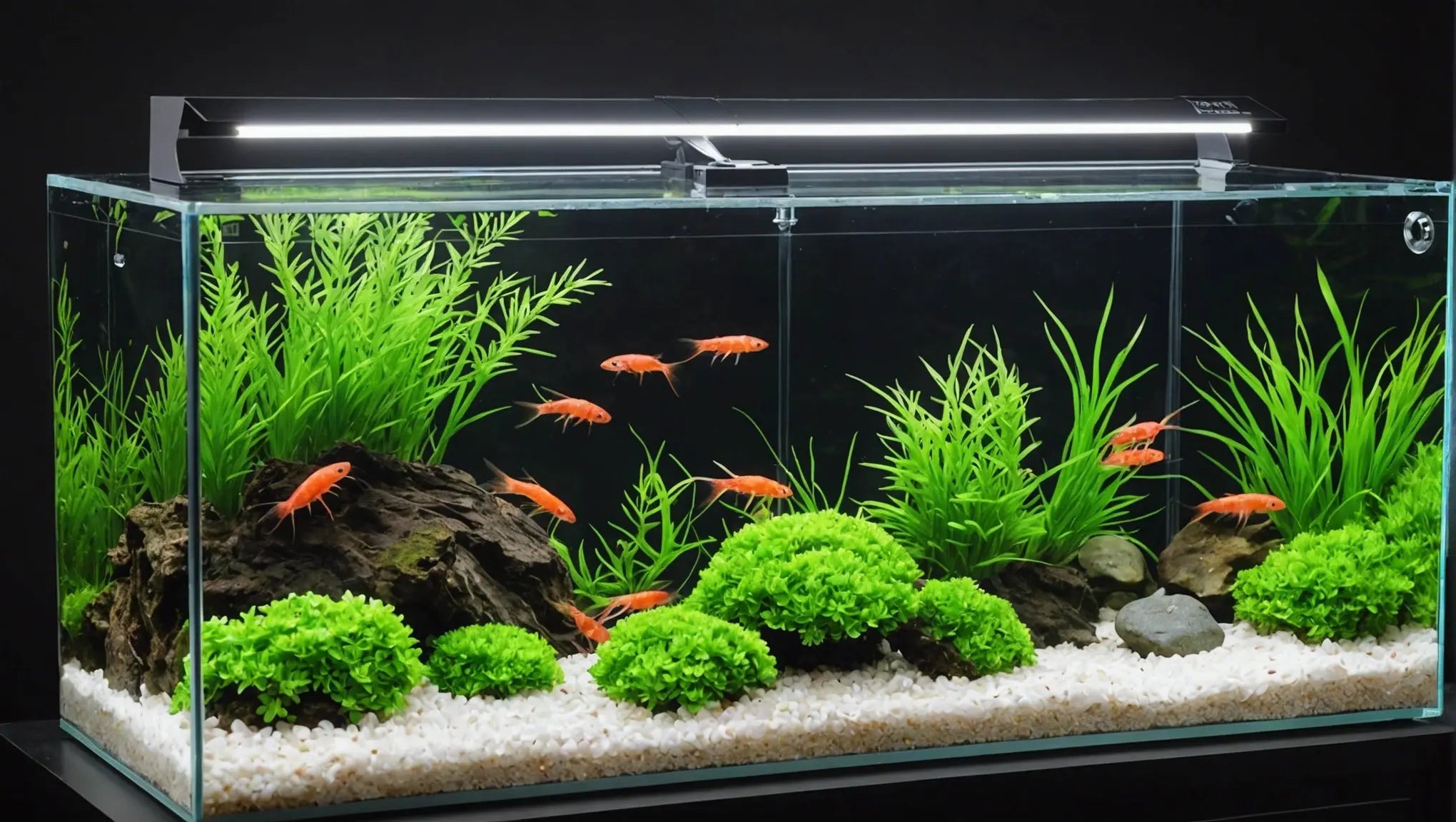 How the Aqueon Rimless 5.5 Lid Enhances Your Shrimp Tank
