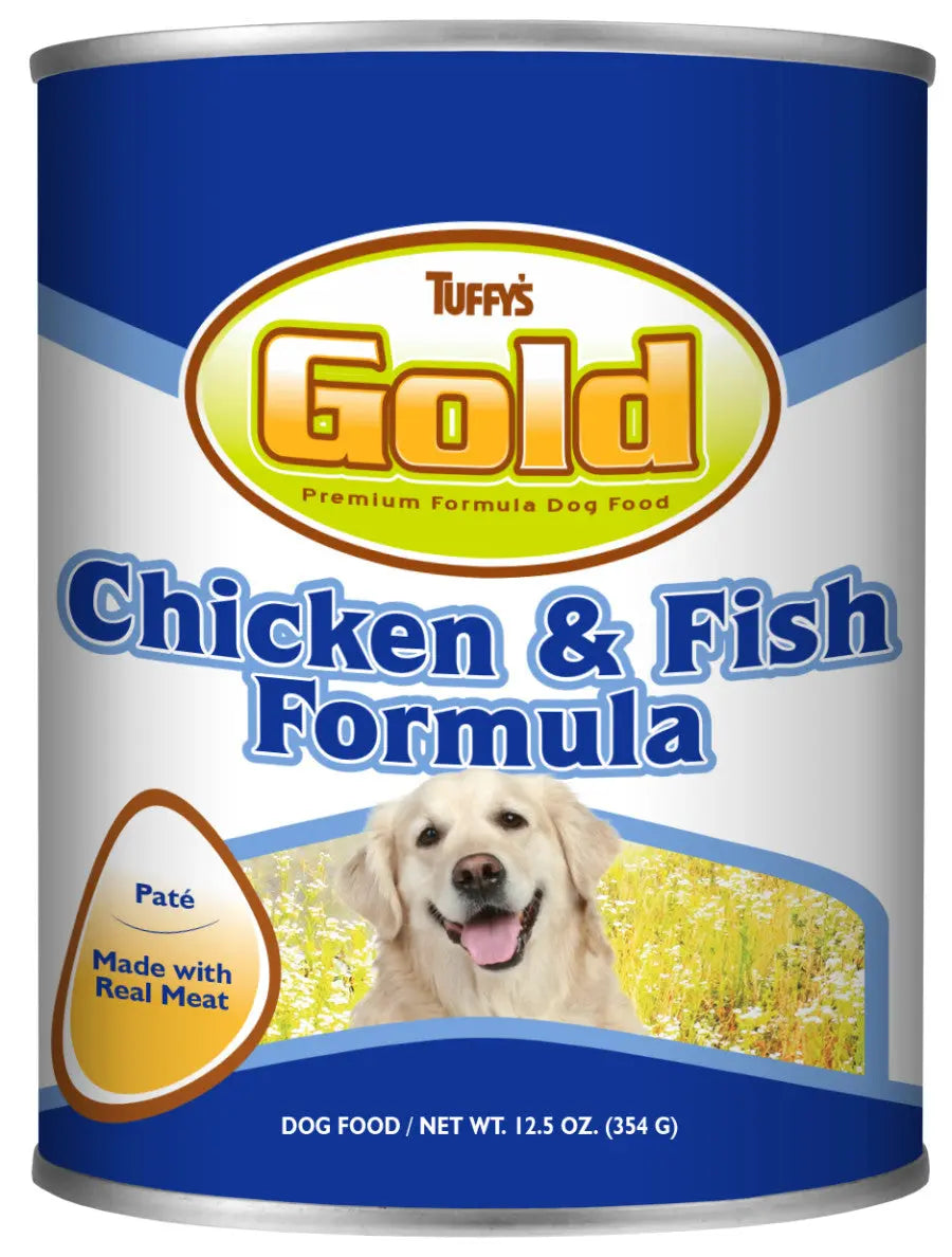 Tuffy's Gold Chicken & Fish Canned Dog Food 12ea/12.5 oz Tuffy's