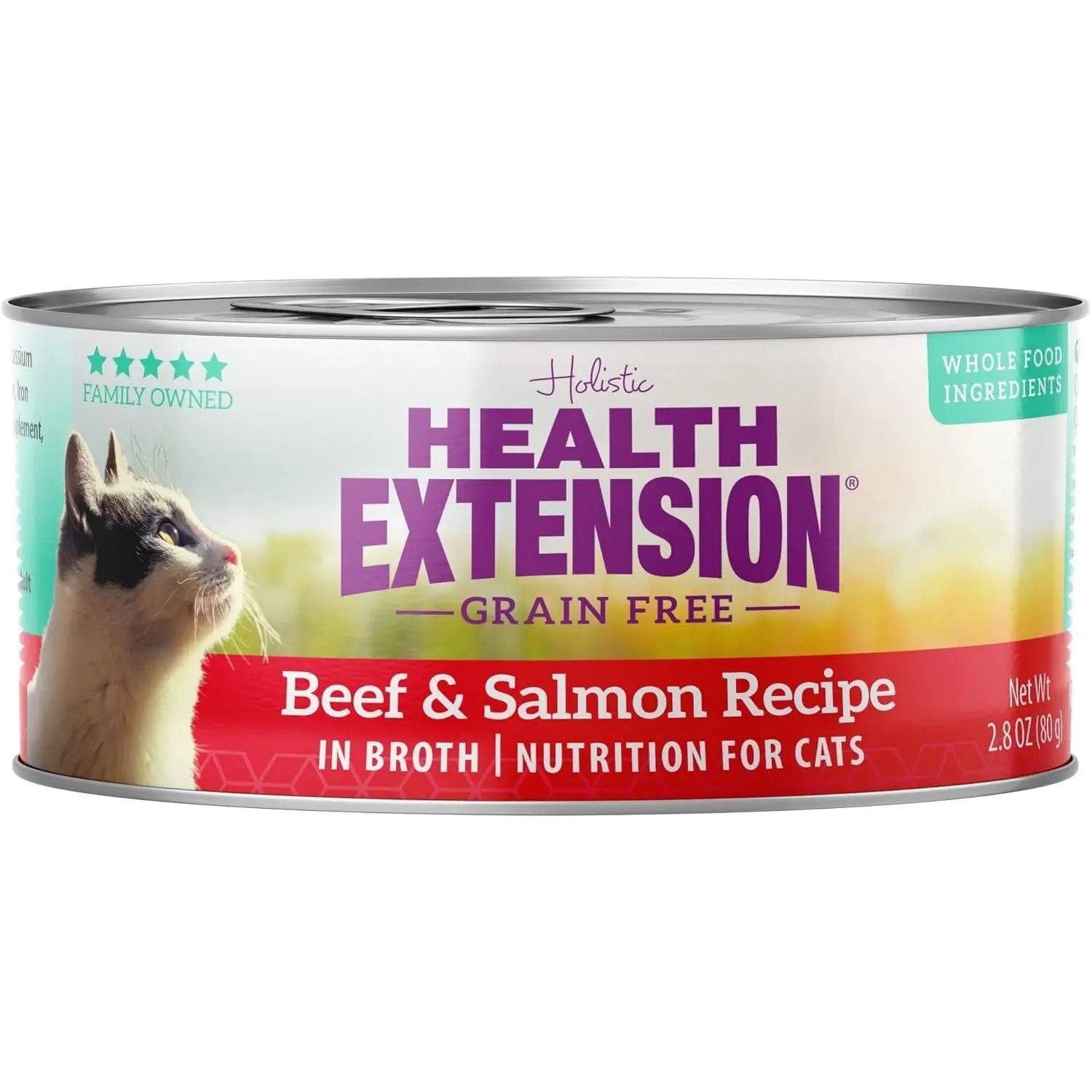Health Extension Beef & Salmon Grain-Free Wet Cat Food 24 / 2.8 oz Health Extension