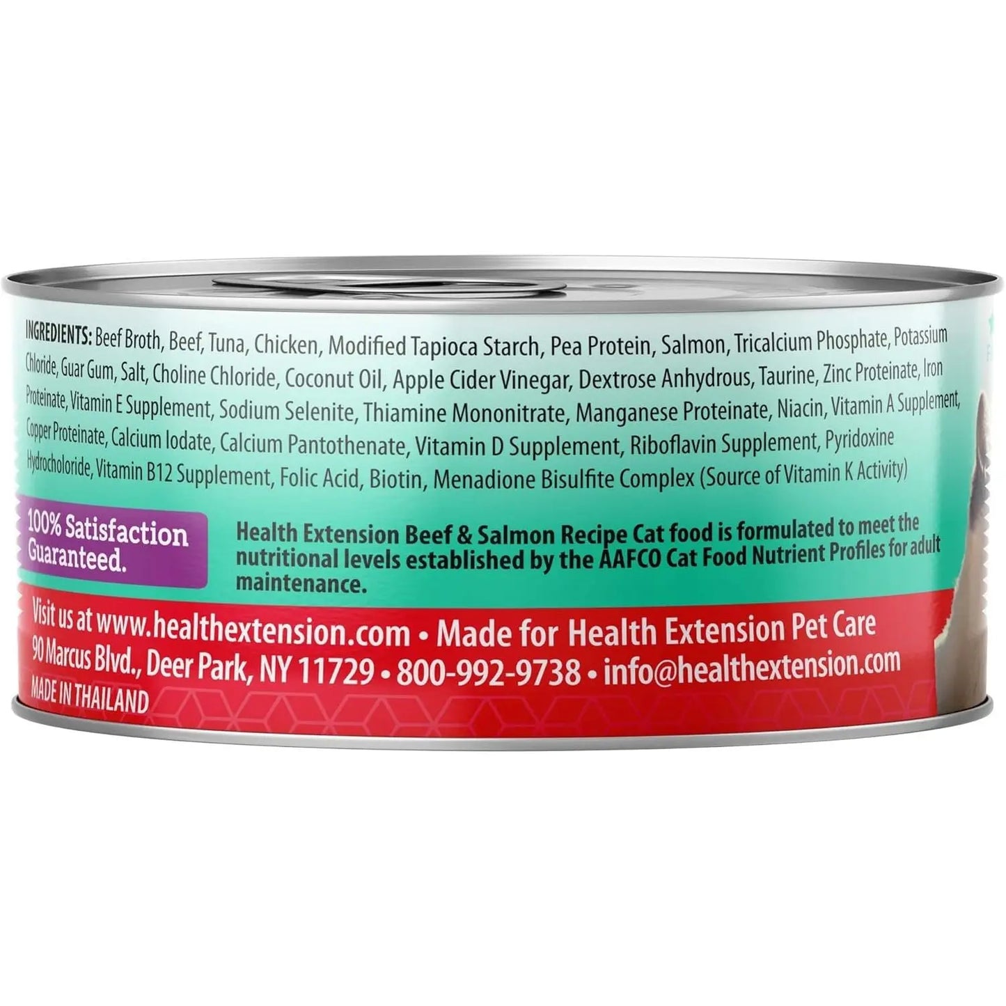 Health Extension Beef & Salmon Grain-Free Wet Cat Food 24 / 2.8 oz Health Extension